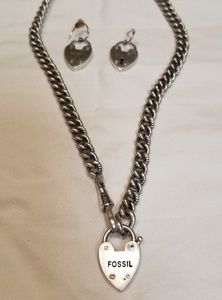 Necklace and earrings